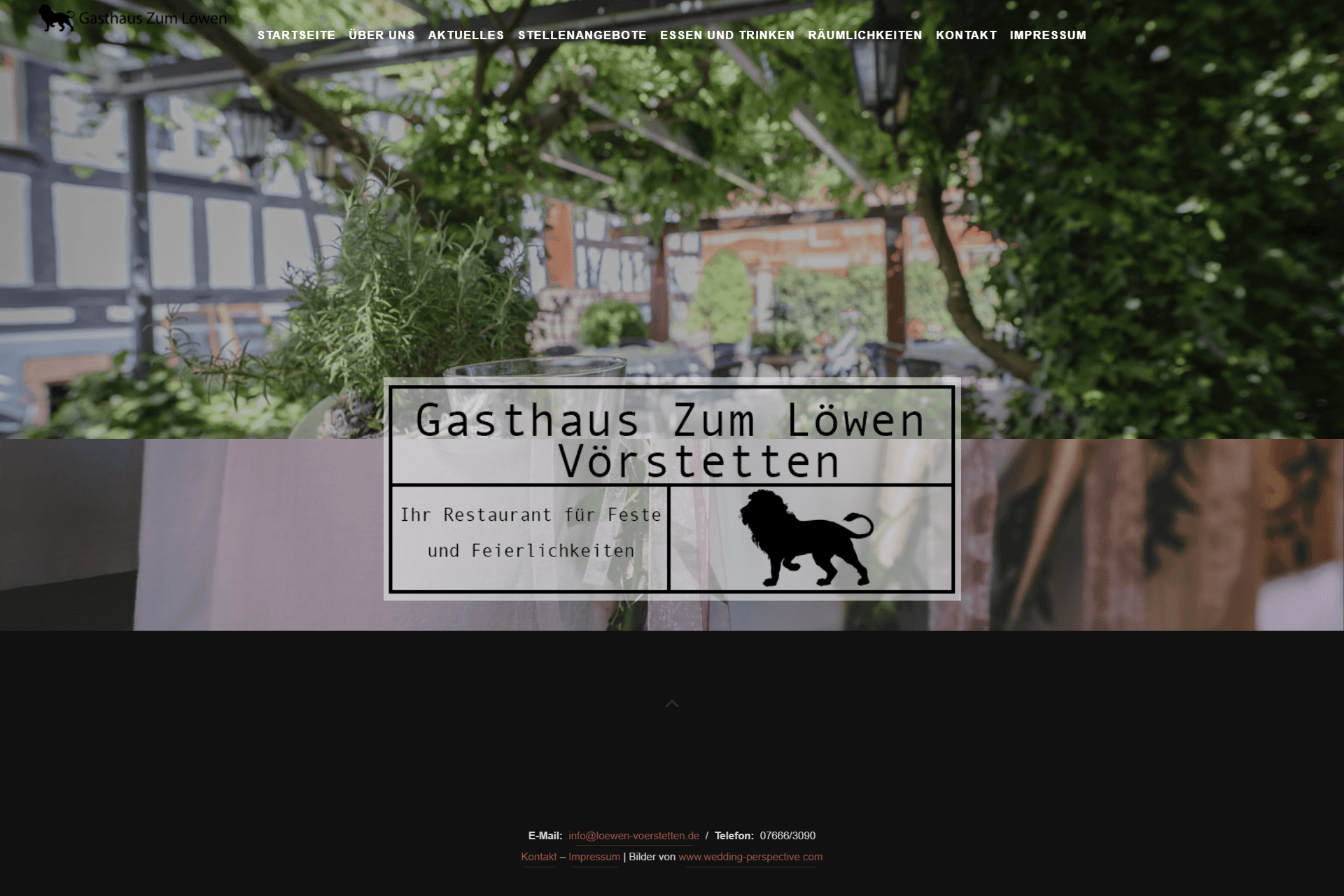 Mockup image of the website